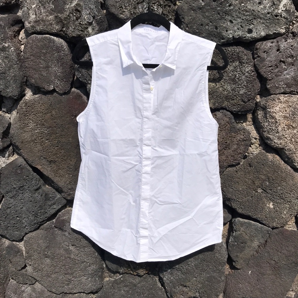 Everlane Cotton Poplin Tank size M